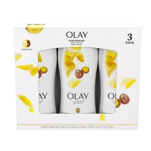 Olay Advanced Body Wash with Moisture Renewal Blend, 23.6 oz, 3-pack